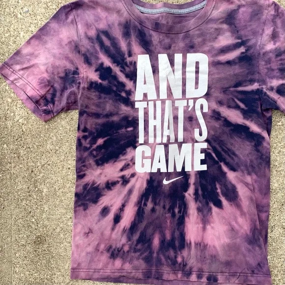 Vintage Y2K Nike Air Athletics Tie Dye Shirt - Picture 2 of 4